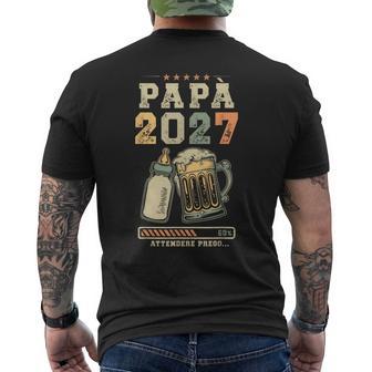 Papa 2027 Loading Futuro Papa In Arrivo T-shirt da uomo con stampa posteriore - Novitaregali