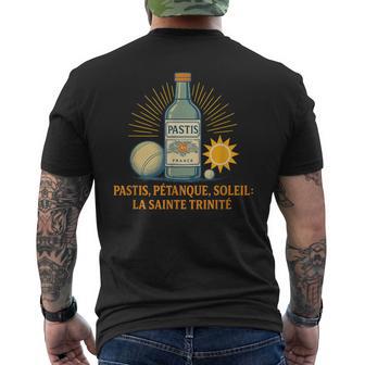 Pastis Pétanqueoleil T-shirt imprimé au dos - Cadeauxyz