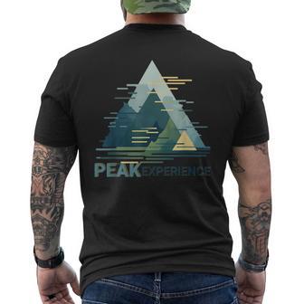 Peak Experience Mountain Adventure Esthétique Inspiré T-shirt imprimé au dos - Cadeauxyz