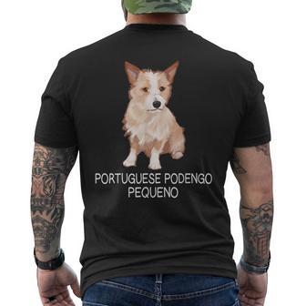 Perro Podenco Portugués Camiseta Hombre Estampado Espalda - Regaloses