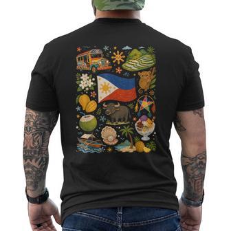 Philippine Island Culture Travel Men's T-shirt Back Print - Thegiftio UK