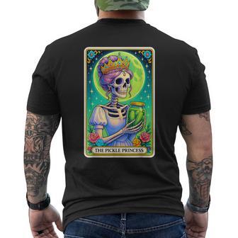 The Pickle Princess Tarot Card Men's T-shirt Back Print - Thegiftio UK