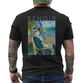 Pierre-Auguste Renoir Por La Orilla Del Mar Camiseta Hombre Estampado Espalda - Regaloses