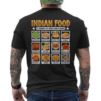 Plats Exotiques Indiens Cuisine T-shirt imprimé au dos - Cadeauxyz