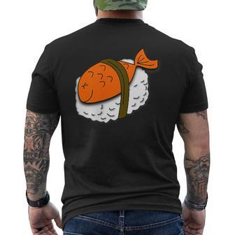 Poisson Japonais Mignon Pourushisur La Poitrine Gauche T-shirt imprimé au dos - Cadeauxyz