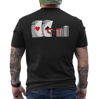 Poker Jeu De Cartes Casino Poker T-shirt imprimé au dos - Cadeauxyz