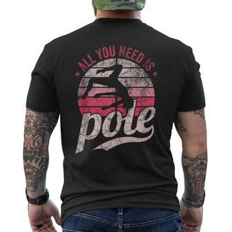 Pole Dance Dancer Pole Dance Pole Dance Pole Dance In Mangas Camiseta Hombre Estampado Espalda - Regaloses