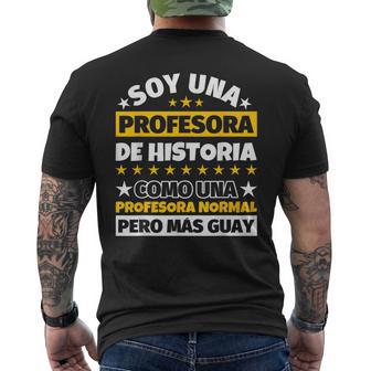 Profesora De Historia Regalo Camiseta Hombre Estampado Espalda - Regaloses