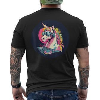Profitez Du Rythme Avec Cette Cabine De Dj Licorne Amusante T-shirt imprimé au dos - Cadeauxyz