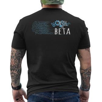 Programmatoreono Ancora In Beta Computer Codes Binary T-shirt da uomo con stampa posteriore - Novitaregali