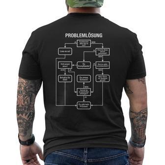 Proverbes Humoristiques Pour Hommes -Olution De Problème T-shirt imprimé au dos - Cadeauxyz