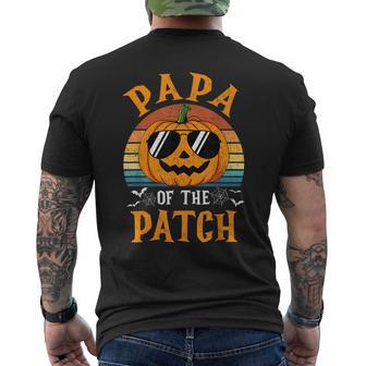 Pumpkin Papa Of The Patch Halloween Costume Family Men's T-shirt Back Print - Thegiftio UK