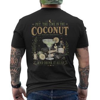 Put The Lime In The Coconut Drink It All Up Halloween Drink Men's T-shirt Back Print | Seseable UK