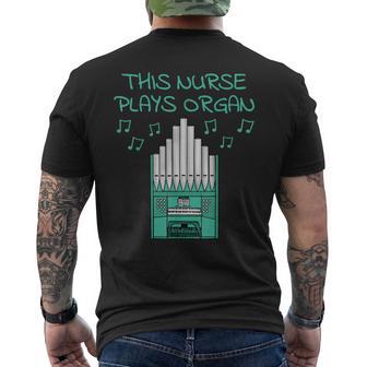 Questa Infermierauona L'organo Musicista Organista T-shirt da uomo con stampa posteriore - Novitaregali