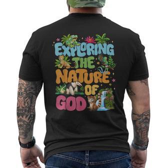 Rainforest Falls Vbs 2026 Exploring The Nature Of God Men's T-shirt Back Print | Seseable UK