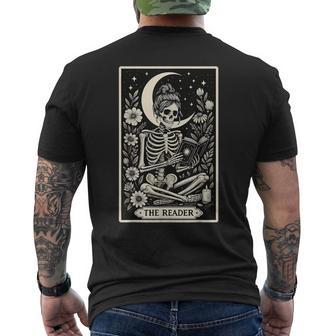 The Reader Tarot Card Men's T-shirt Back Print - Thegiftio UK