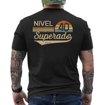 Regalo 40 Aniversario De Boda 40 Años Casados Camiseta Hombre Estampado Espalda - Regaloses