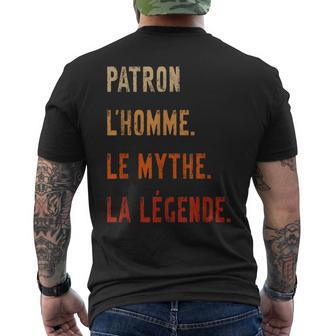 Regalo Colegas Trabajo Patrón Hombre El Mito La Leyenda Camiseta Hombre Estampado Espalda - Regaloses