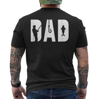 Regalo Del Día Del Padre Pescador Papá Pesca Camiseta Hombre Estampado Espalda - Regaloses