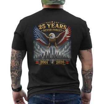 Remember Honor Unite 25Th Anniversary 9 11 Men's T-shirt Back Print | Seseable UK
