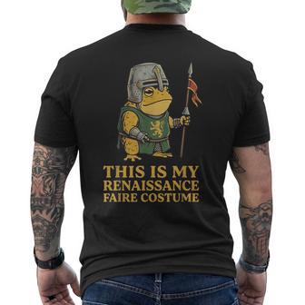 This Is My Renaissance Faire Costume Men's T-shirt Back Print | Seseable UK