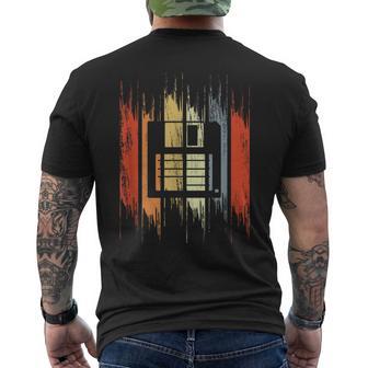 Retro Diskette 80Er Liebhaber Retrowave T-Shirt mit Rückendruck - Geschenkecke