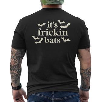 Retro It's Freaking Bats I Like Halloween Trick Or Treat Men's T-shirt Back Print - Thegiftio UK