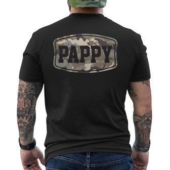 Retro Old School Camo Pappy Pocket Camouflage Dad Fathers Men's T-shirt Back Print | Seseable UK