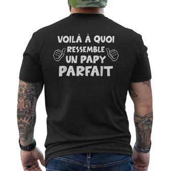 Retrooilà À Quoi Ressemble Un Papy Parfait Humour Cadeau T-shirt imprimé au dos - Cadeauxyz