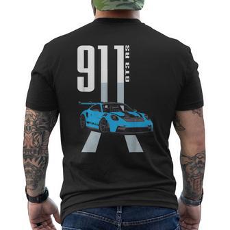 Rhw Racecar Iconic 911 Gt3 Rs Mecánico Ingeniero Garagee Camiseta Hombre Estampado Espalda - Regaloses