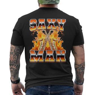 Saxy Manaxophonistetyle Années 90 T-shirt imprimé au dos - Cadeauxyz