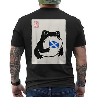 Schottische Flagge Herren Damen Kinderchottland T-Shirt mit Rückendruck - Geschenkecke