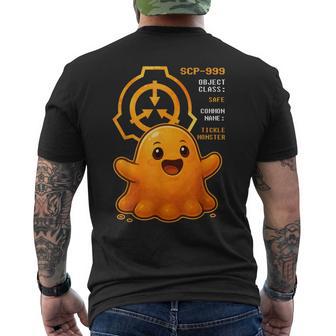 Scp 999 Tickle Monster Anomalous Object Containment Men's T-shirt Back Print - Thegiftio UK