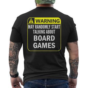Señal De Advertencia Juegos De Mesa Camisa Jugador Juego Gear Regalo Camiseta Hombre Estampado Espalda - Regaloses