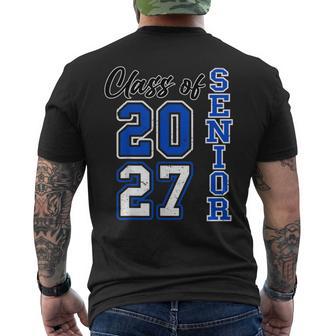 Senior 2027 Class Of 2027 Senior Graduation 2027 Student Boy Men's T-shirt Back Print - Thegiftio UK