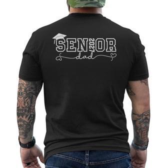 Senior Dad 2027 Class Of 2027 Proud Father Graduate Parents Men's T-shirt Back Print | Seseable UK