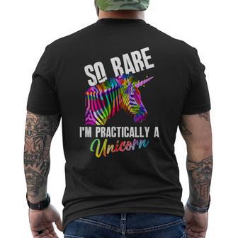 Sensibilisation Aux Maladies Rares De La Licorne Zèbre T-shirt imprimé au dos - Cadeauxyz