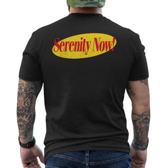 The Serenity Now 90S Tv Comedy Show Sitcom Episode Men's T-shirt Back Print - Thegiftio UK