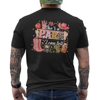 She Is A Para I Can Tell Paraprofessional Back To School Men's T-shirt Back Print - Thegiftio UK