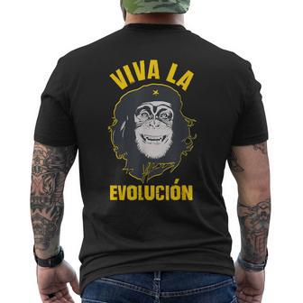 Singe Chimpanzéiva La Evolution Cadeau Amusant Revolution T-shirt imprimé au dos - Cadeauxyz