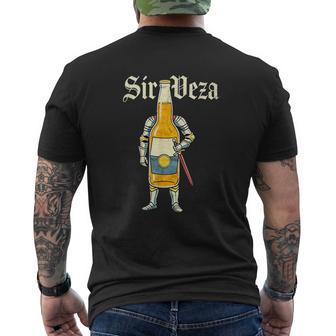 Sir Veza Renaissance Festival Costume Mexican Beer Gag Men Men's T-shirt Back Print - Thegiftio UK