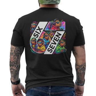 Sixeven 6-7 Capybara Pc O Consola Gamer Camiseta Hombre Estampado Espalda - Regaloses