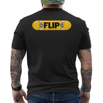 Skateboardkaterkater Flip Camiseta Hombre Estampado Espalda - Regaloses