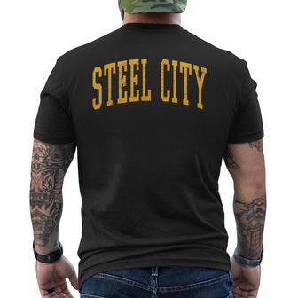 Sl City Vintage Pittsburgh Men's T-shirt Back Print - Thegiftio UK
