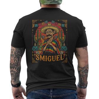 Smiguel Mexican Sombrero Vintage Culture Men's T-shirt Back Print | Seseable UK