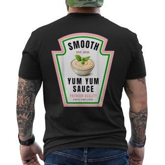 Smooth Yum Yum Sauce Condiment Group Costume Halloween Men's T-shirt Back Print - Thegiftio UK