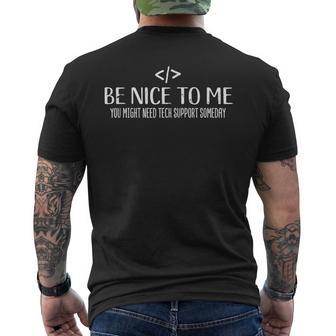 Software Engineer Computer Programmer Camiseta Hombre Estampado Espalda - Regaloses