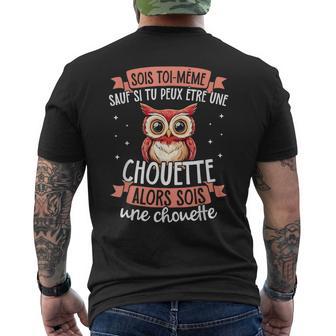Sois Toi-Mêmeaufi Tu Peux Être Un Chouette T-shirt imprimé au dos - Cadeauxyz