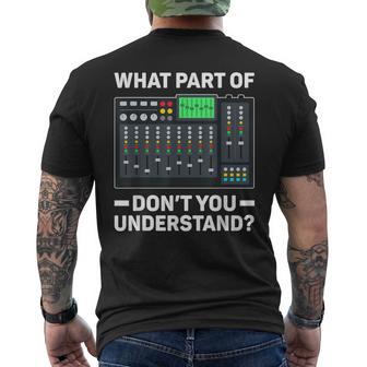 Sound Guy Ingeniero De Audio Técnico Deonido Productor Musical Camiseta Hombre Estampado Espalda - Regaloses