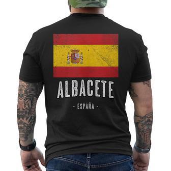 Souvenir Linda Ciudad Bandera Española In Mangas Camiseta Hombre Estampado Espalda - Regaloses